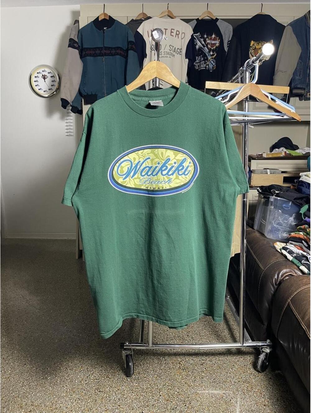 Vintage 90s Faded Hawaii Surf Shirt